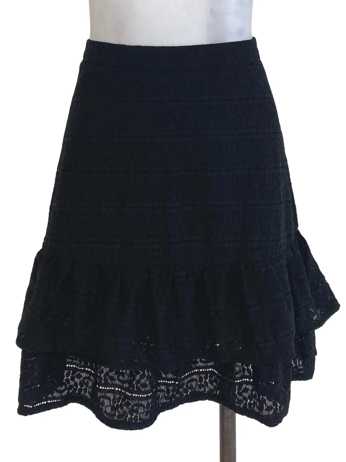Black Laced Skorts