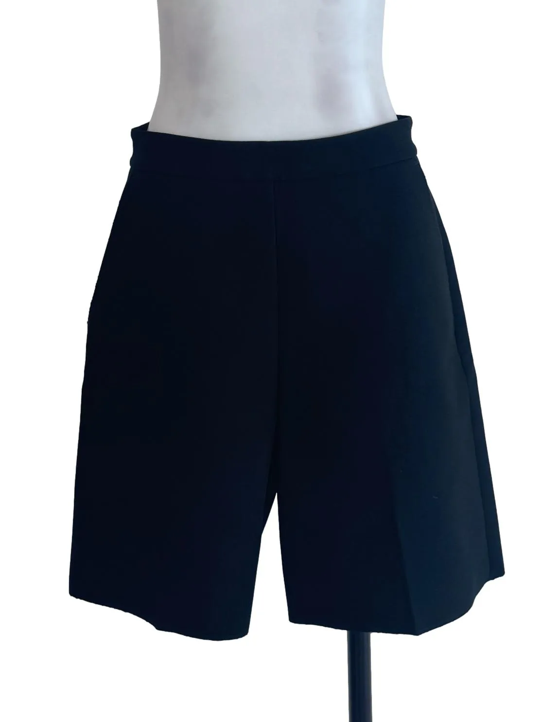 Black Plain Shorts