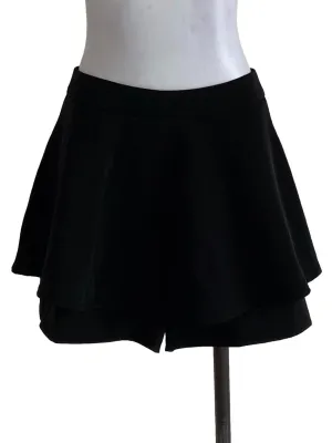 Black Plain Shorts
