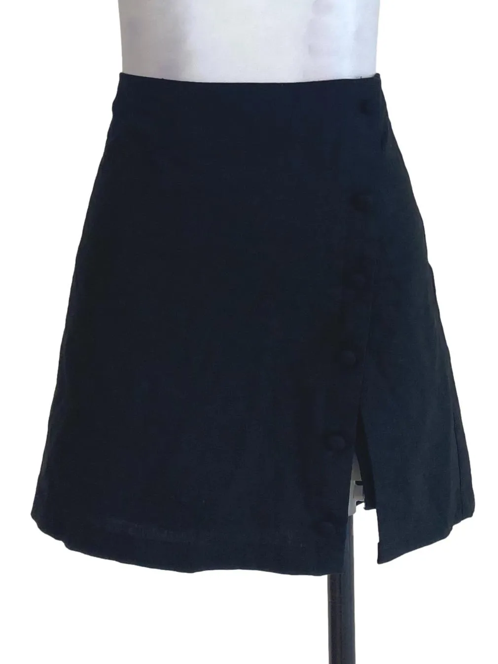 Black Plain Skorts YHF