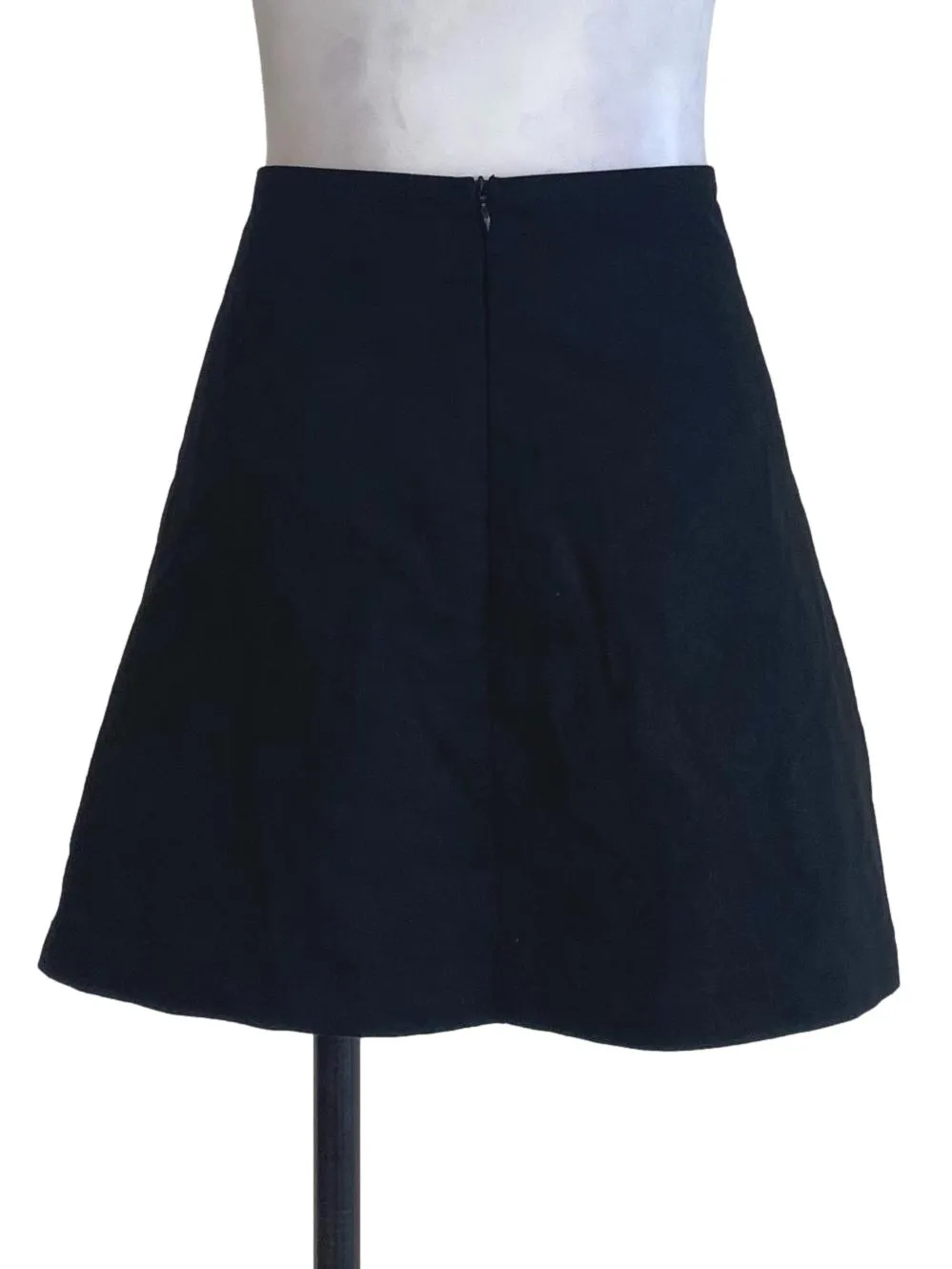 Black Plain Skorts YHF