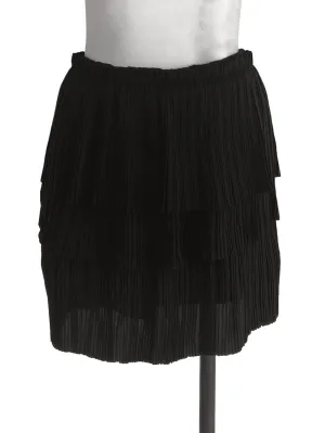 Black Pleated Skorts
