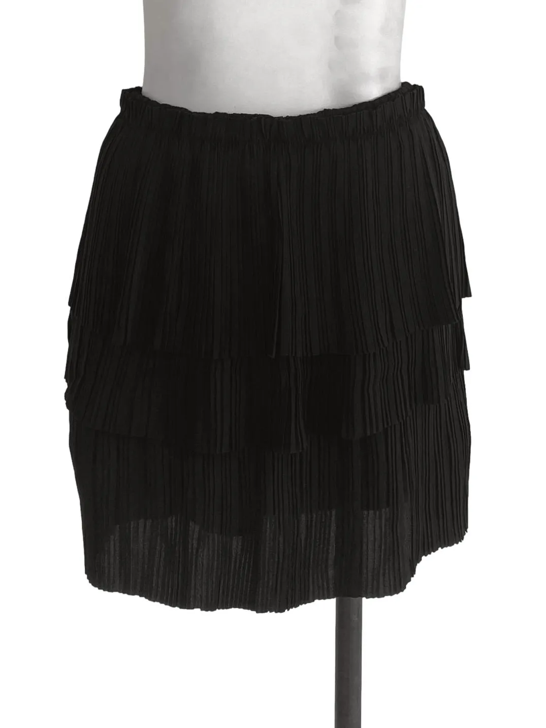 Black Pleated Skorts