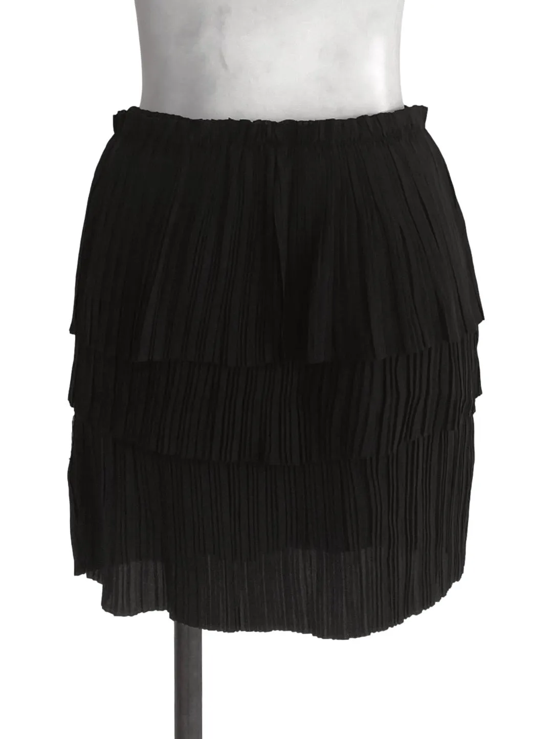 Black Pleated Skorts