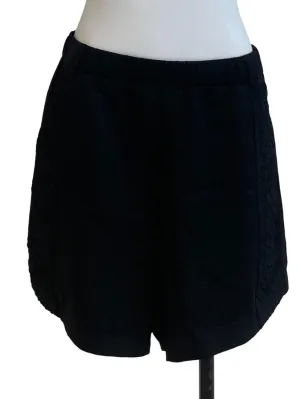 Black Smocking Shorts