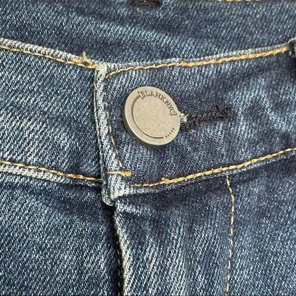 BlankNYC bayou blue frayed Jean shorts new NWT 25
