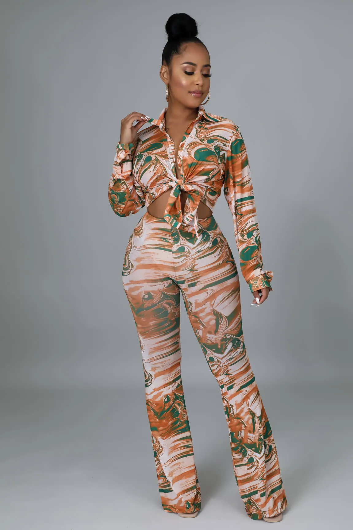 Blended Colors Pant Set
