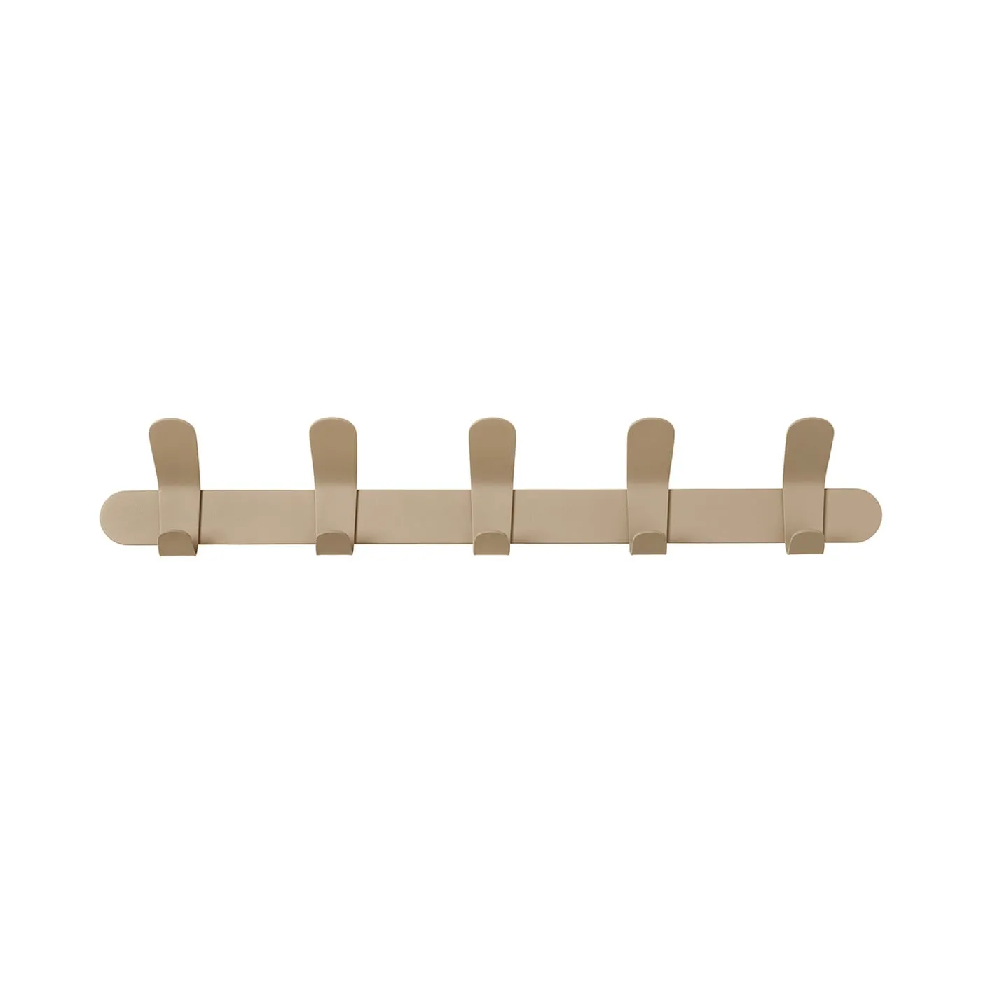blomus Coat Rack with 5 Hooks in Nomad Tan VENEA