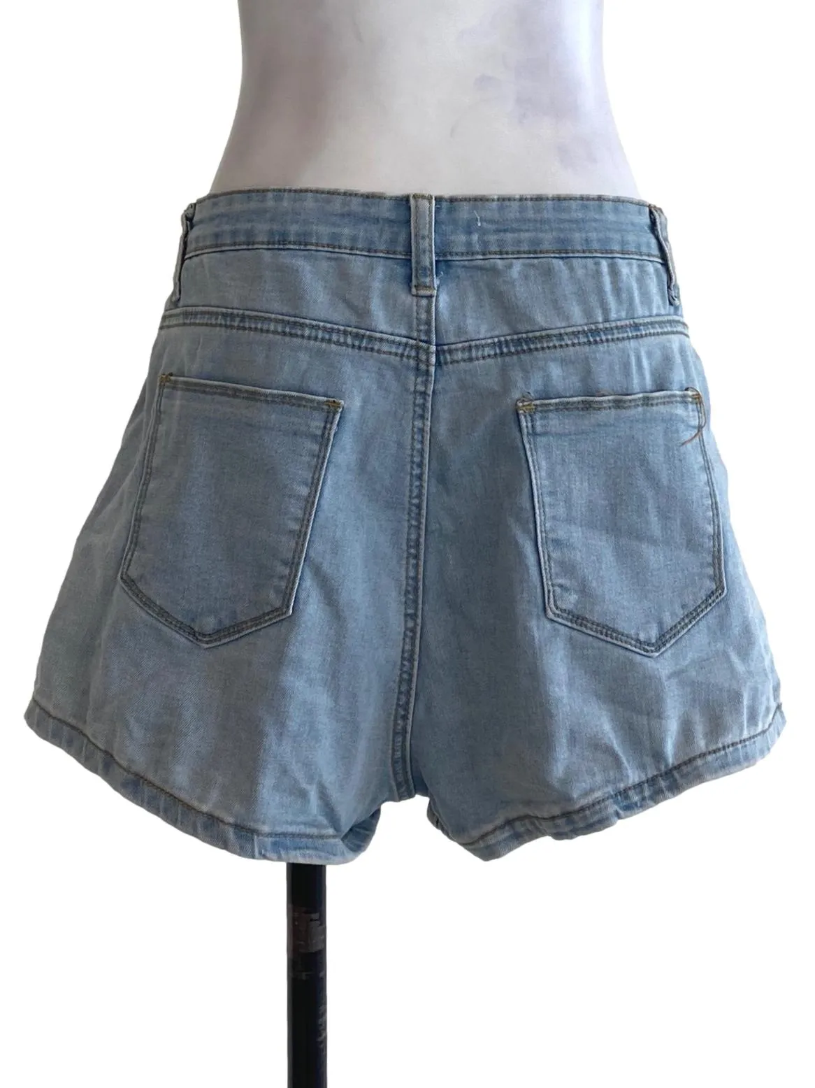 Blue Denim Shorts