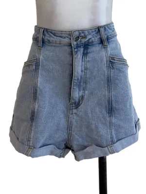 Blue Denim Shorts