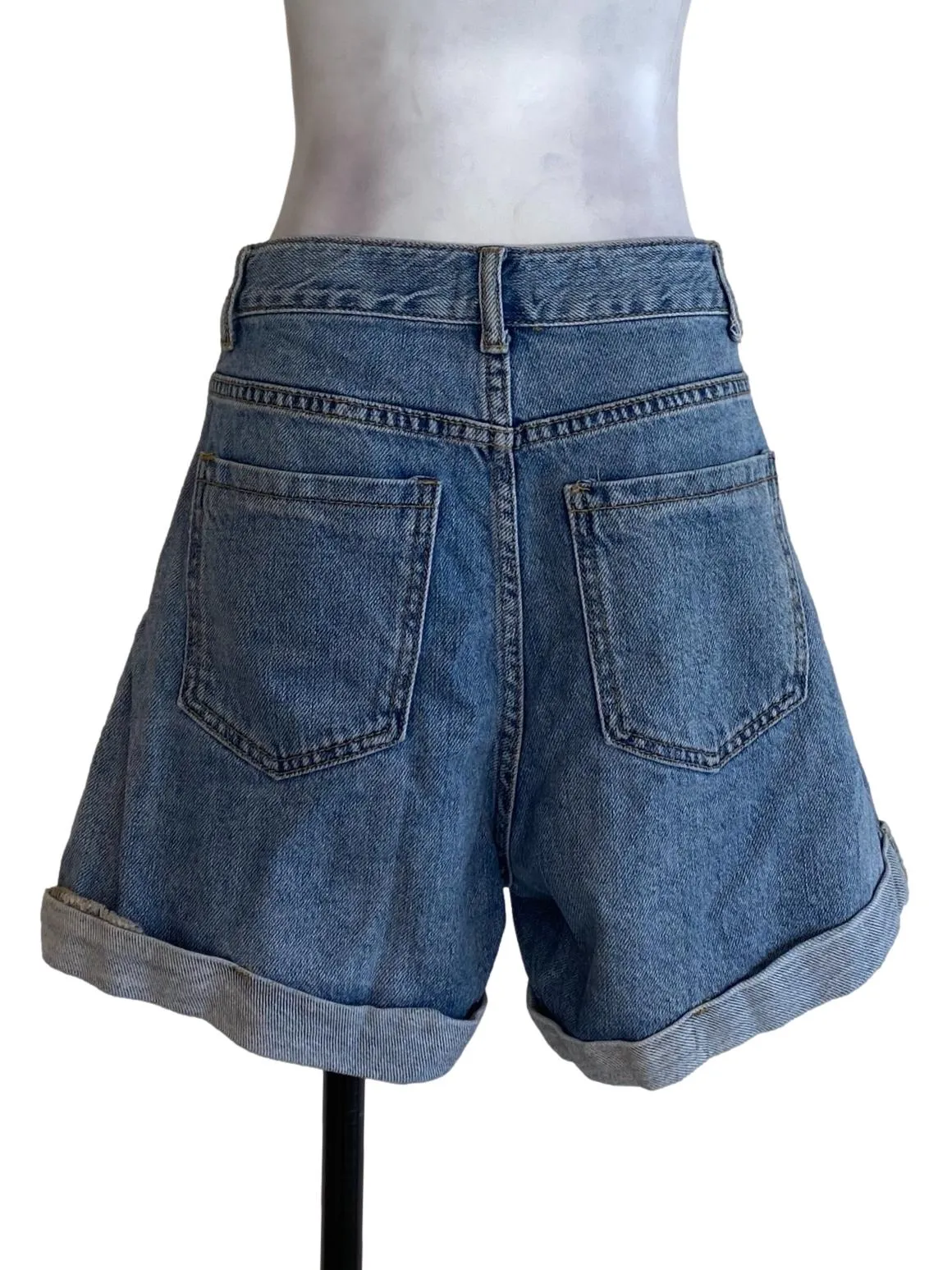 Blue Denim Shorts