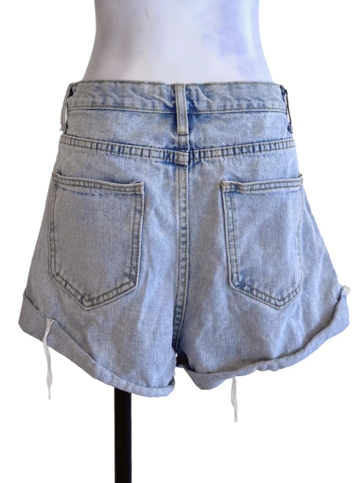 Blue Denim Shorts