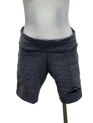 Blue Marl Biker Shorts