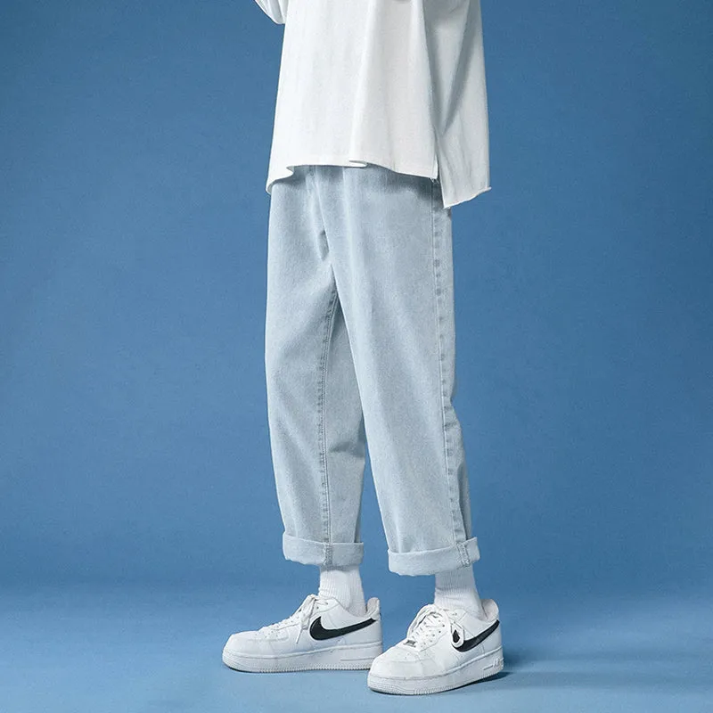 BLUE SHARK PRINT JEANS UB2806