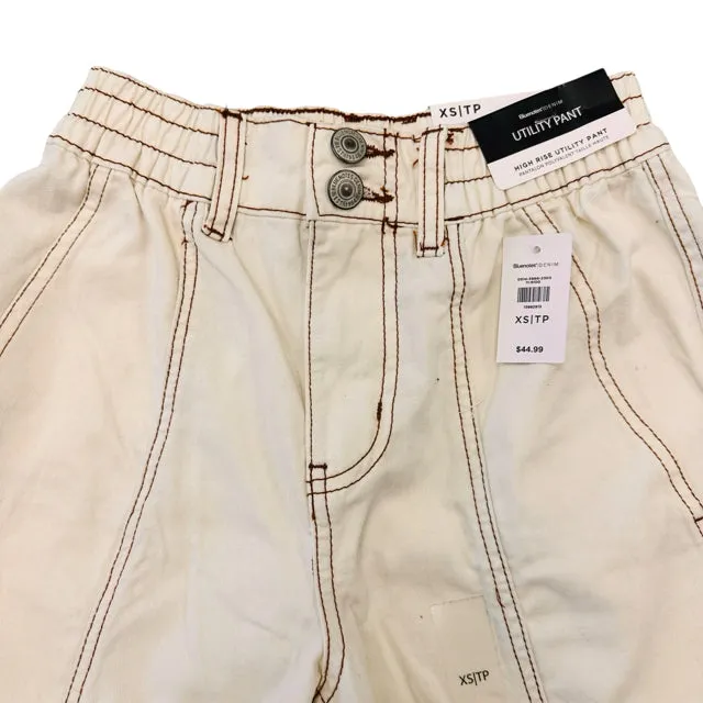 Bluenotes High Rise Utility Pants NWT Women's Size XS