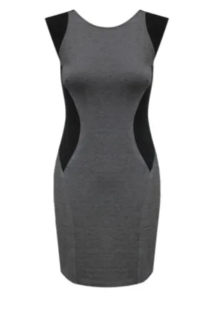 Bobi Insert Dress | Black