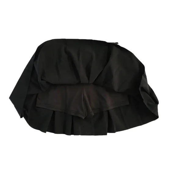 BODY GLOVE Pretty in Pleated Skort Black Skater Tennis Golf Skirt