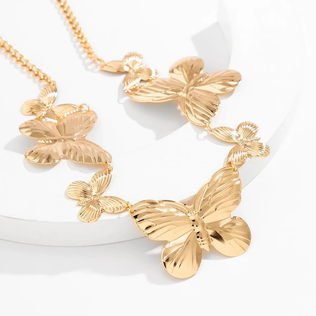 Bohemia Gold Silver Tone Butterfly Belly Chain