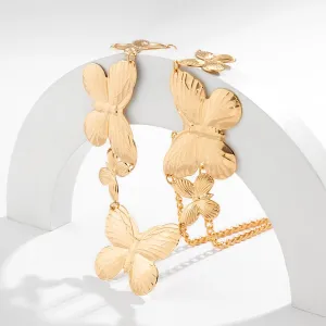 Bohemia Gold Silver Tone Butterfly Belly Chain