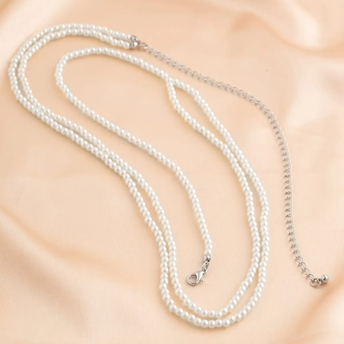 Boho Minimalist Layered Pearl Waist Chain