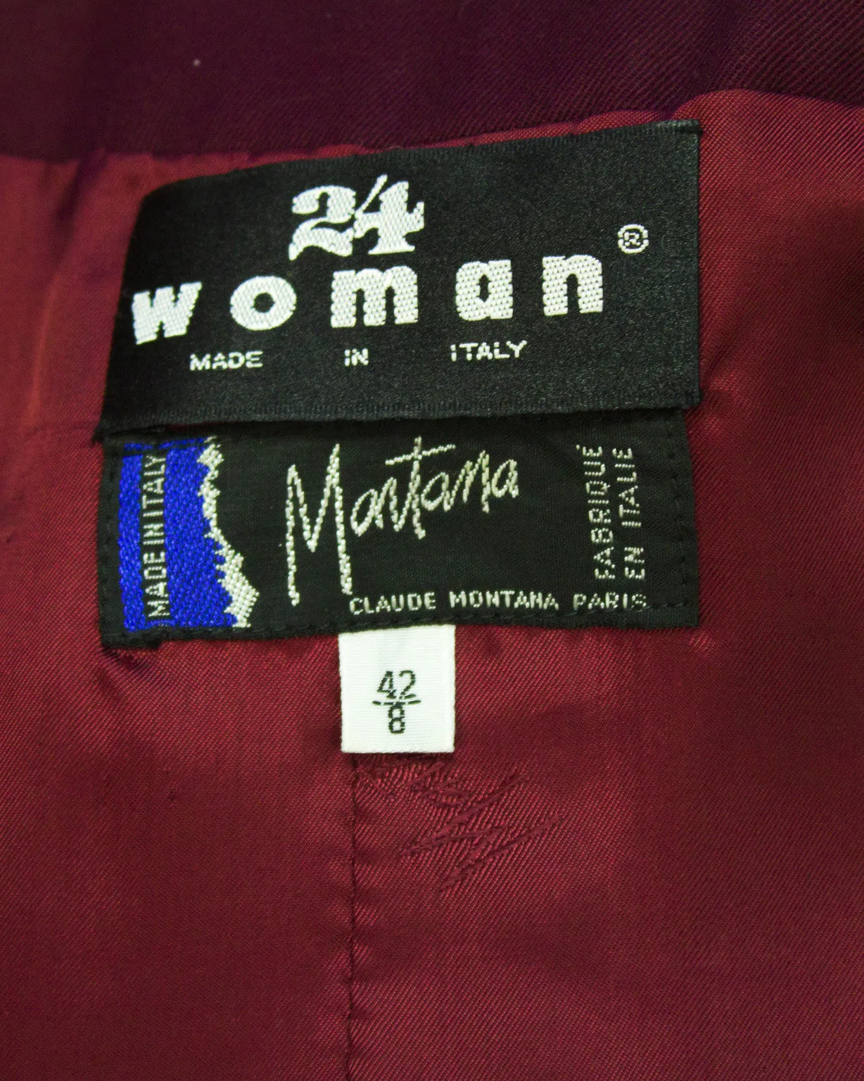 Bordeaux Gabardine Pant Suit