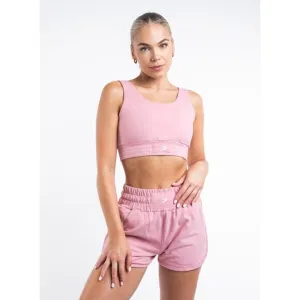 Boxraw Kim Collection Training Shorts &amp; Crop Top in Pale Pink Set Size‎ XS