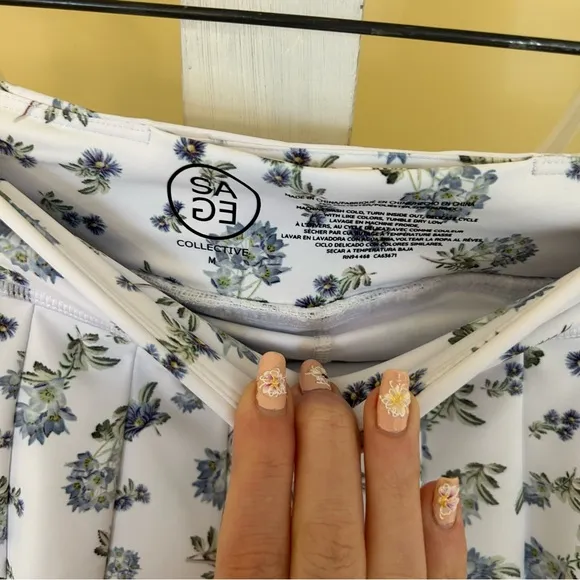 BRAND NEW WT Sage Collective Floral Tennis Skirt