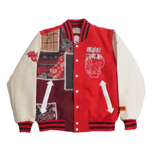 BRAND X PIRATE IN TAMPA VARSITY JACKET (RED)