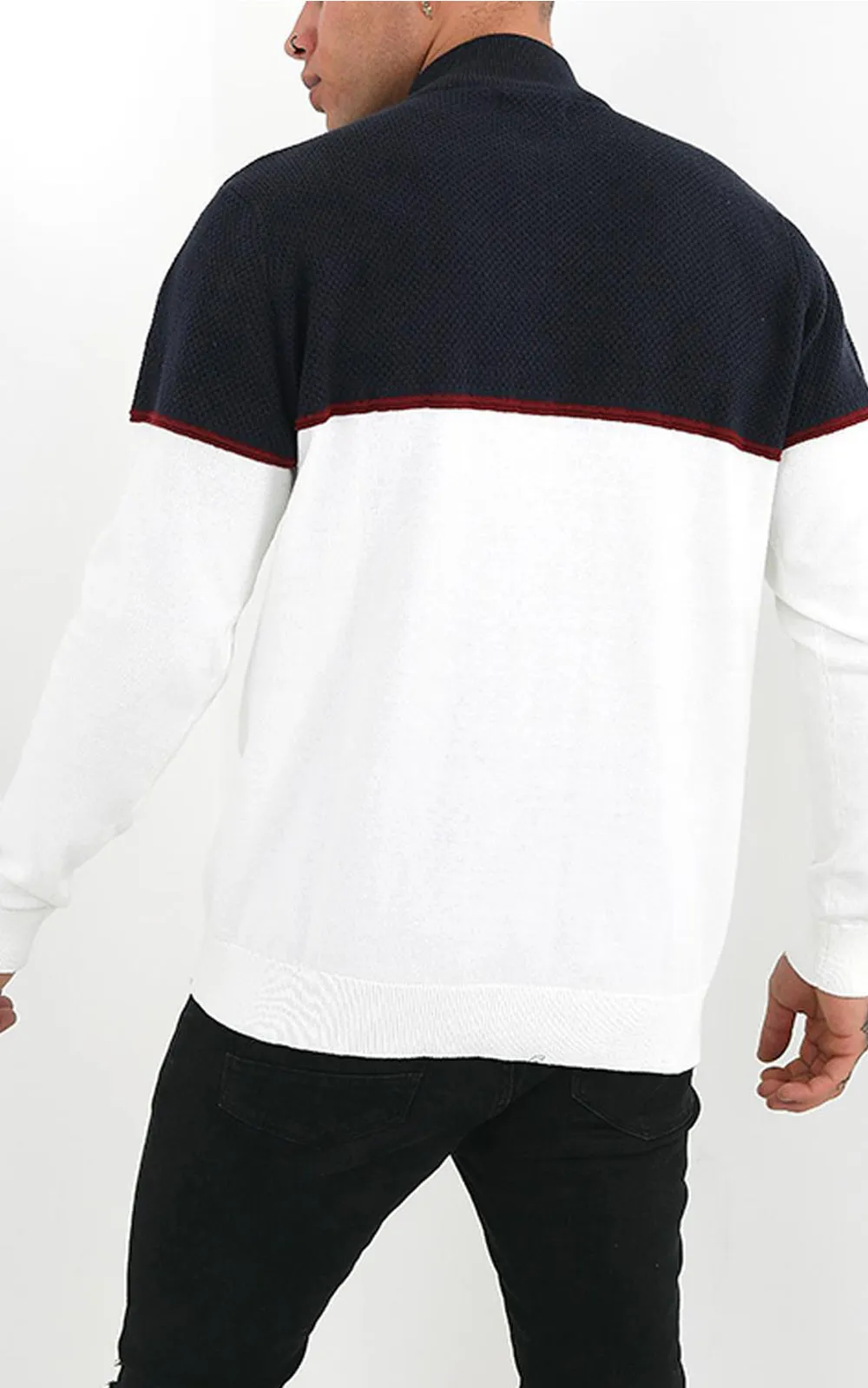 Brave Soul Men High Neck Sweatshirt