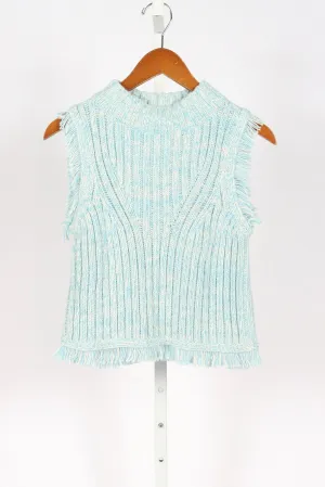 Bria Tank - Robin Egg Blue Tweed
