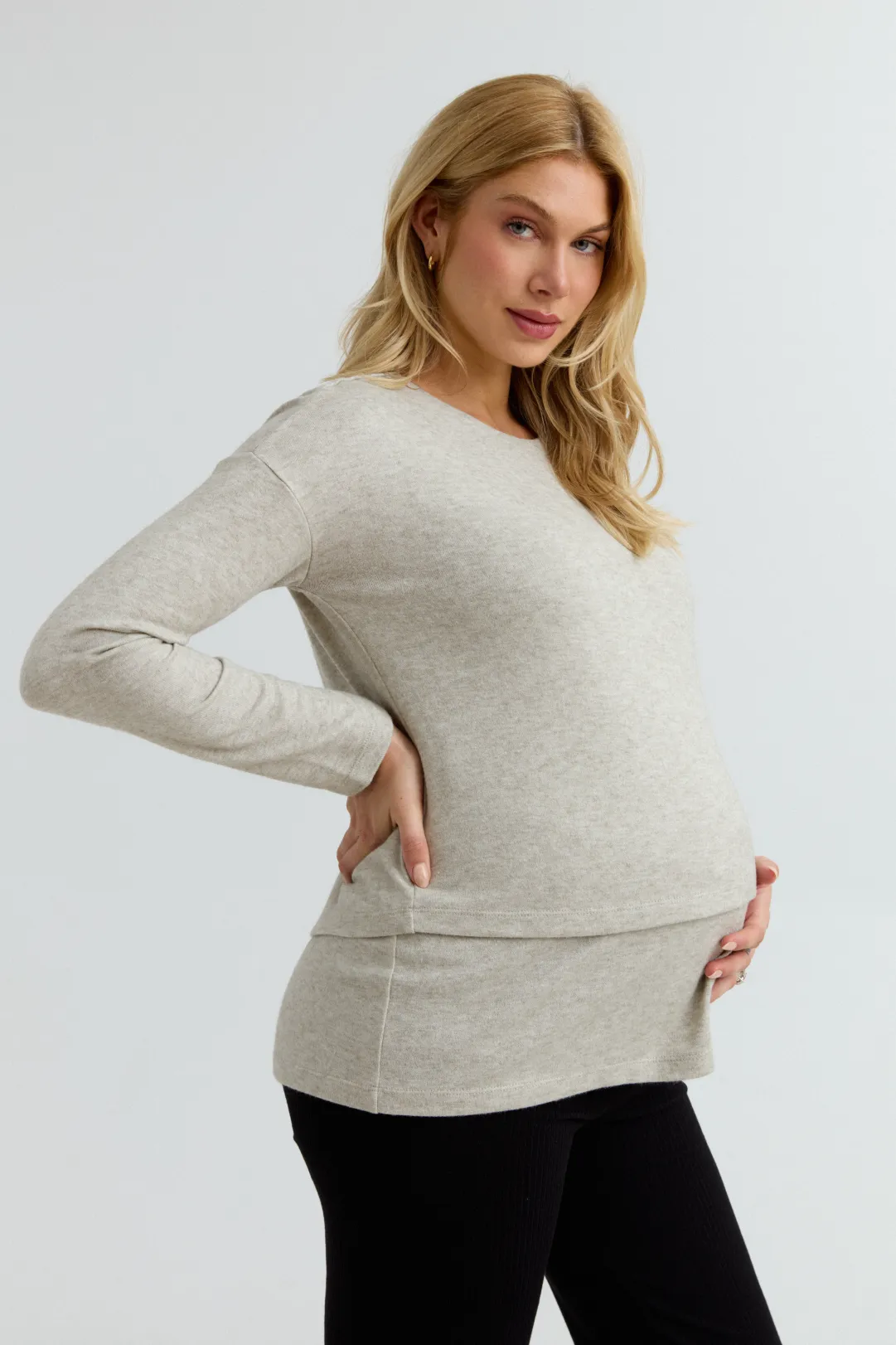 Brie Layered Nursing Sweater