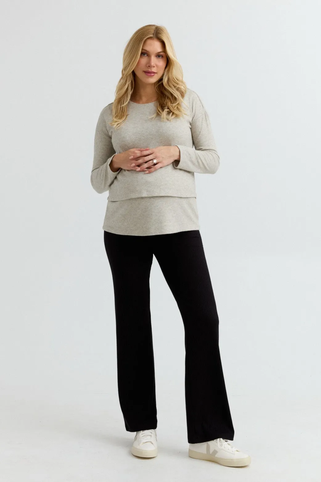 Brie Layered Nursing Sweater