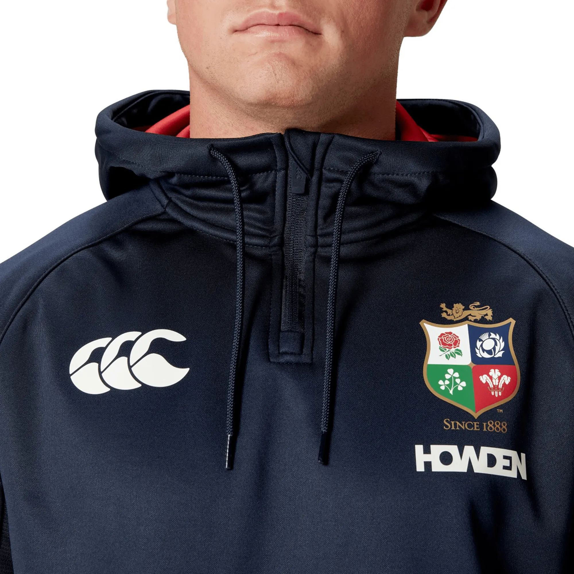 British & Irish Lions 25 1/4 Zip Hoodie by Canterbury