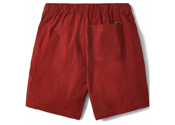Brixton Steady Cinch Crossover Shorts Dark Brick