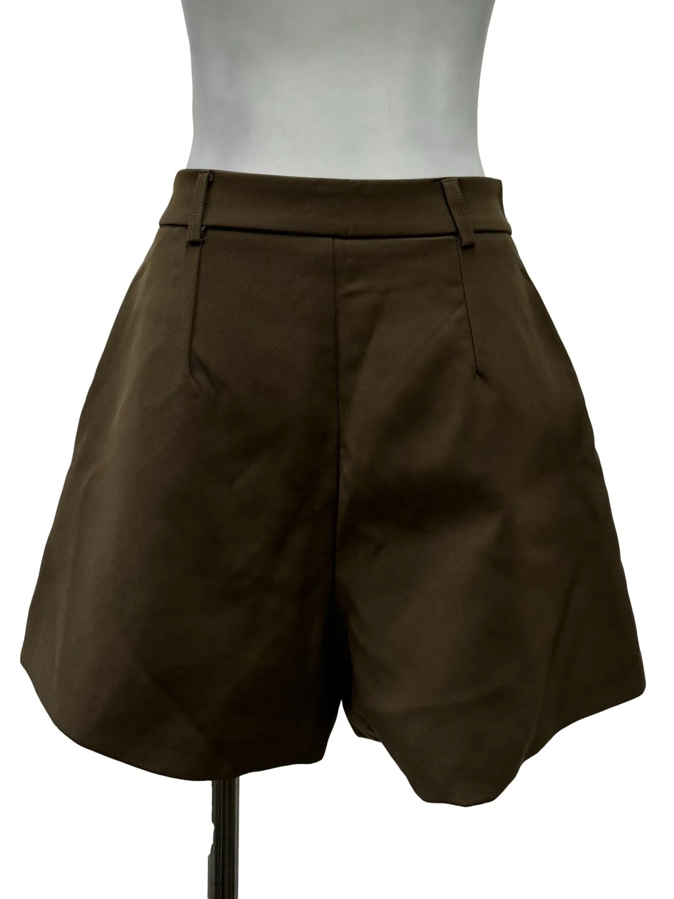 Brown Basic Shorts