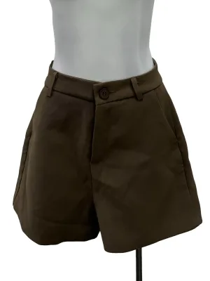 Brown Basic Shorts