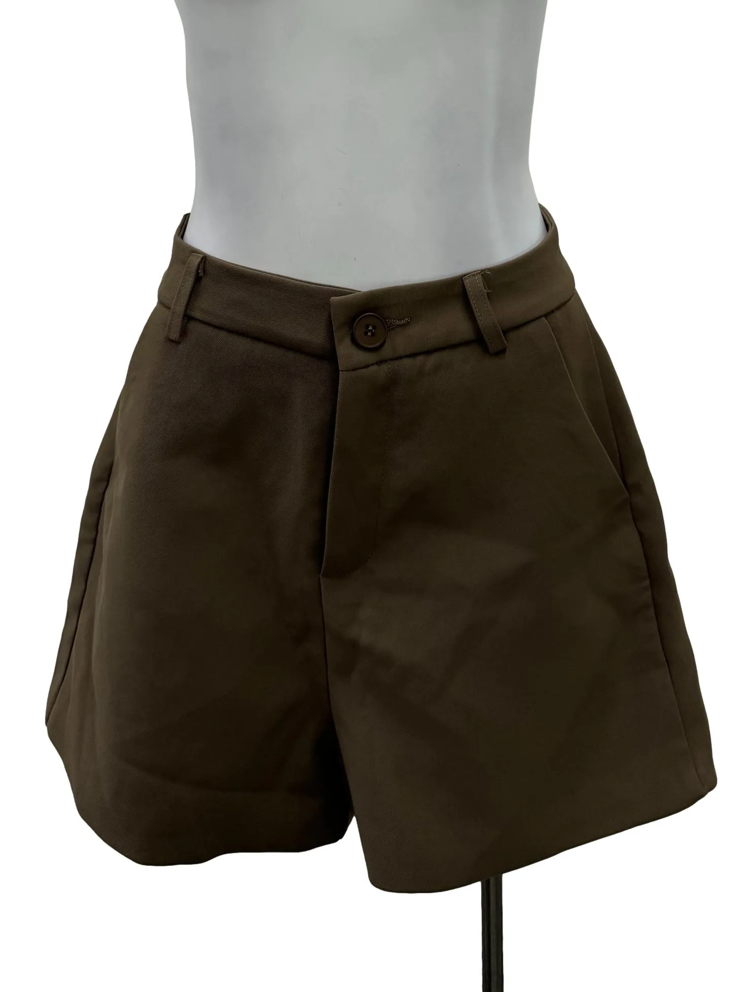Brown Basic Shorts