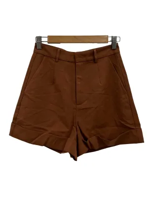 Brown Cuuffed Shorts LB