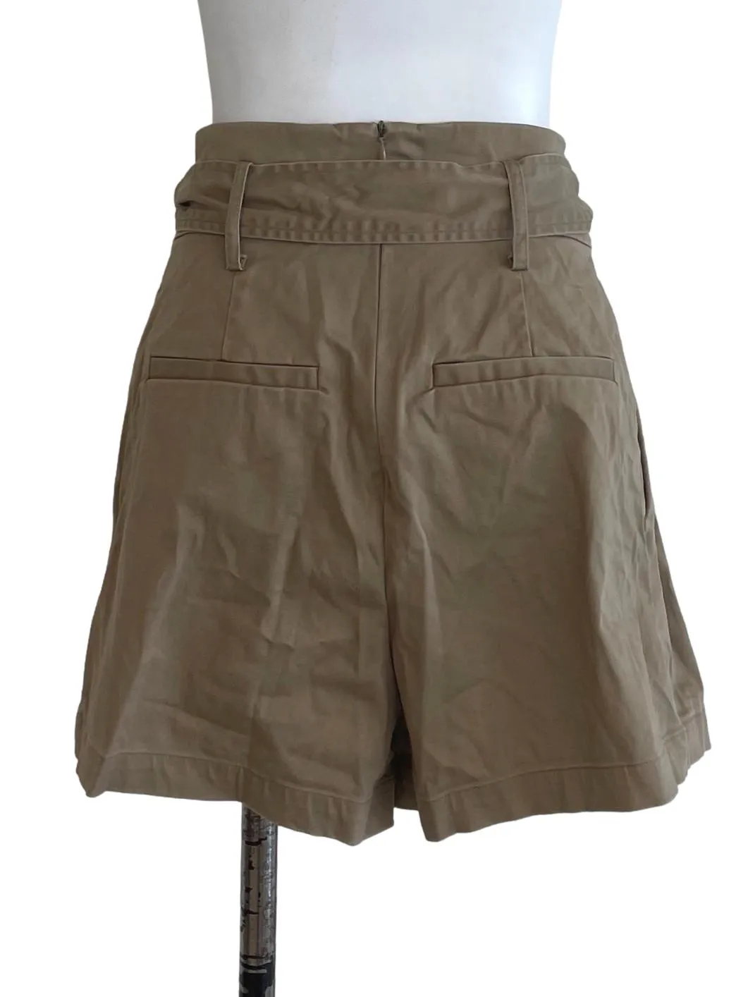 Brown Pleated Plain Skort LB