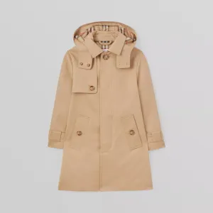 Burberry Hood Cotton Coat