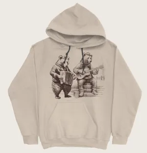 Busking Bears Unisex Hoodie