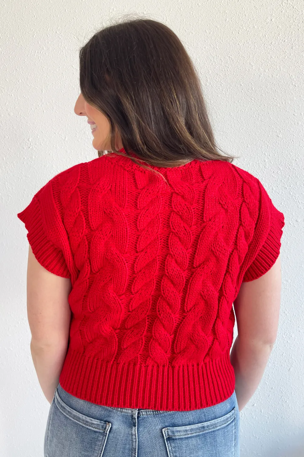 Cable Knit Sweater Top