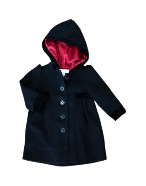 Camilla lined black wool coat - 18m