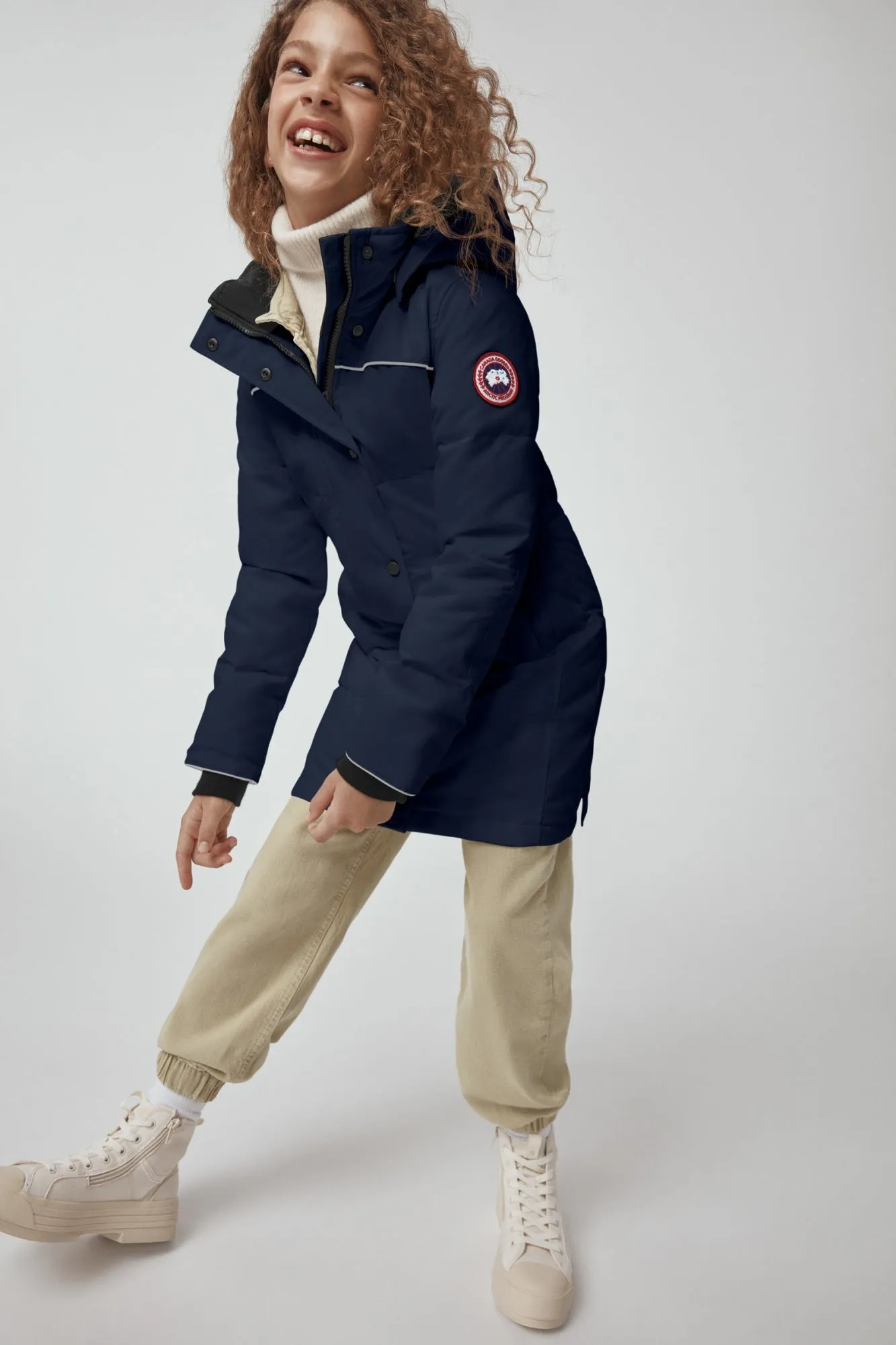 Canada Goose Youth Juniper Parka - Atlantic Navy