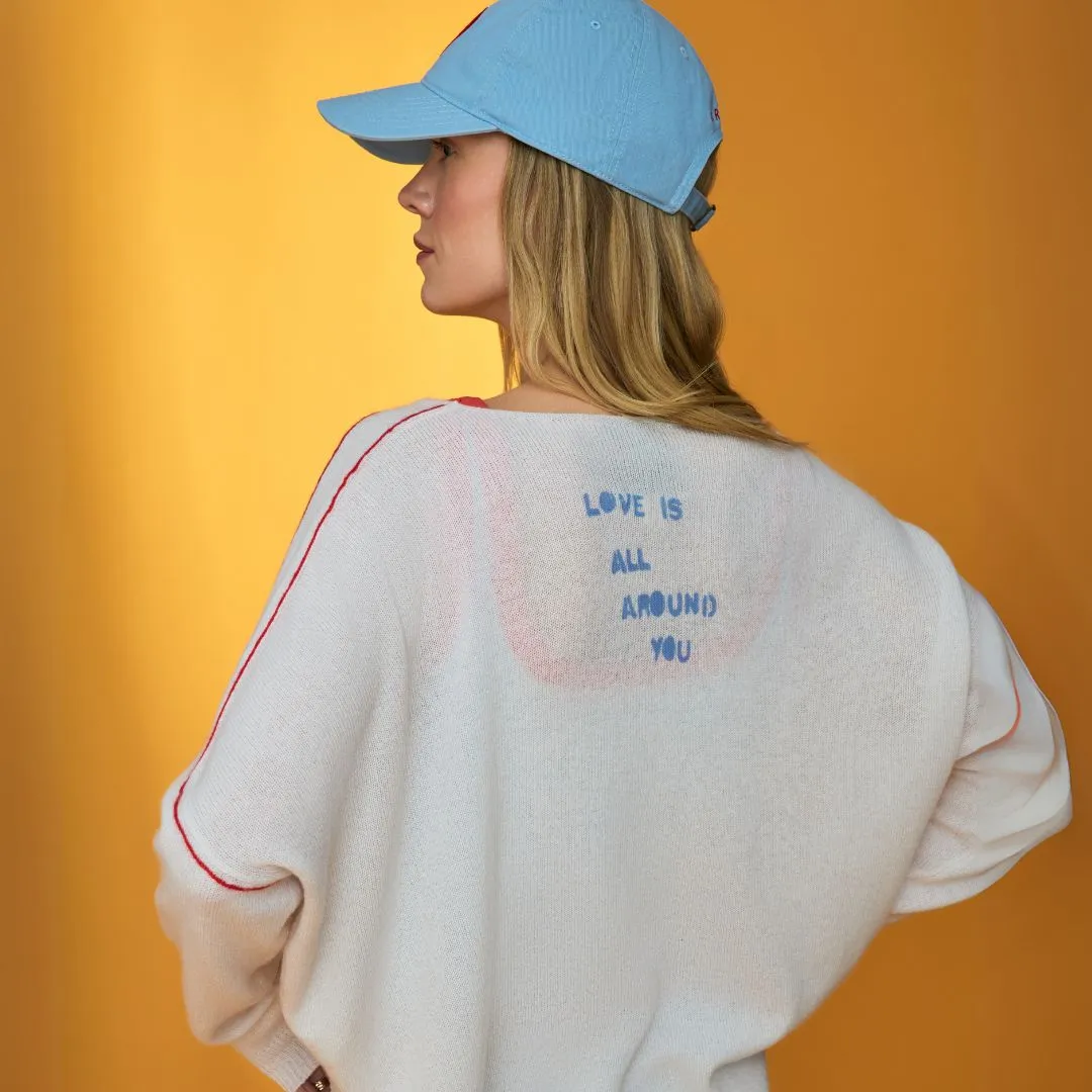 Carbon38 x KR Camille Love Is All Around You Sweater