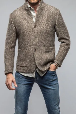 Cardigan Shirt Jacket In Grey