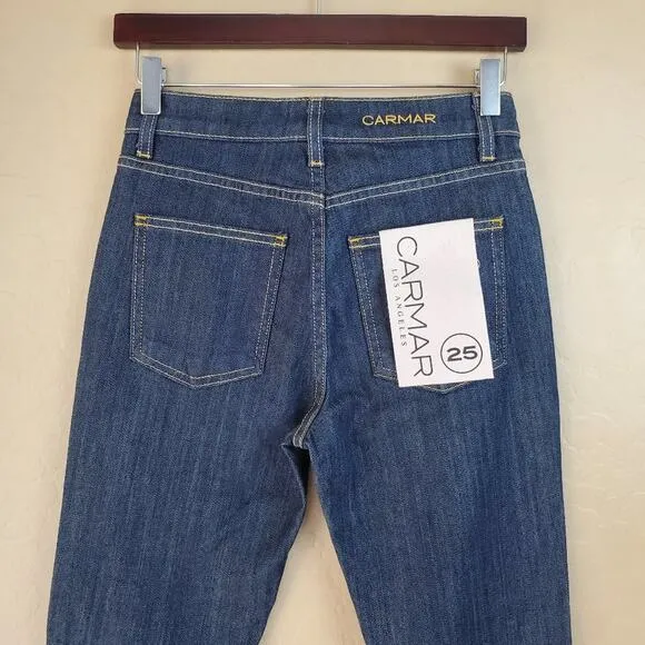 Carmar High Rise Dark Wash Skinny Denim Jeans