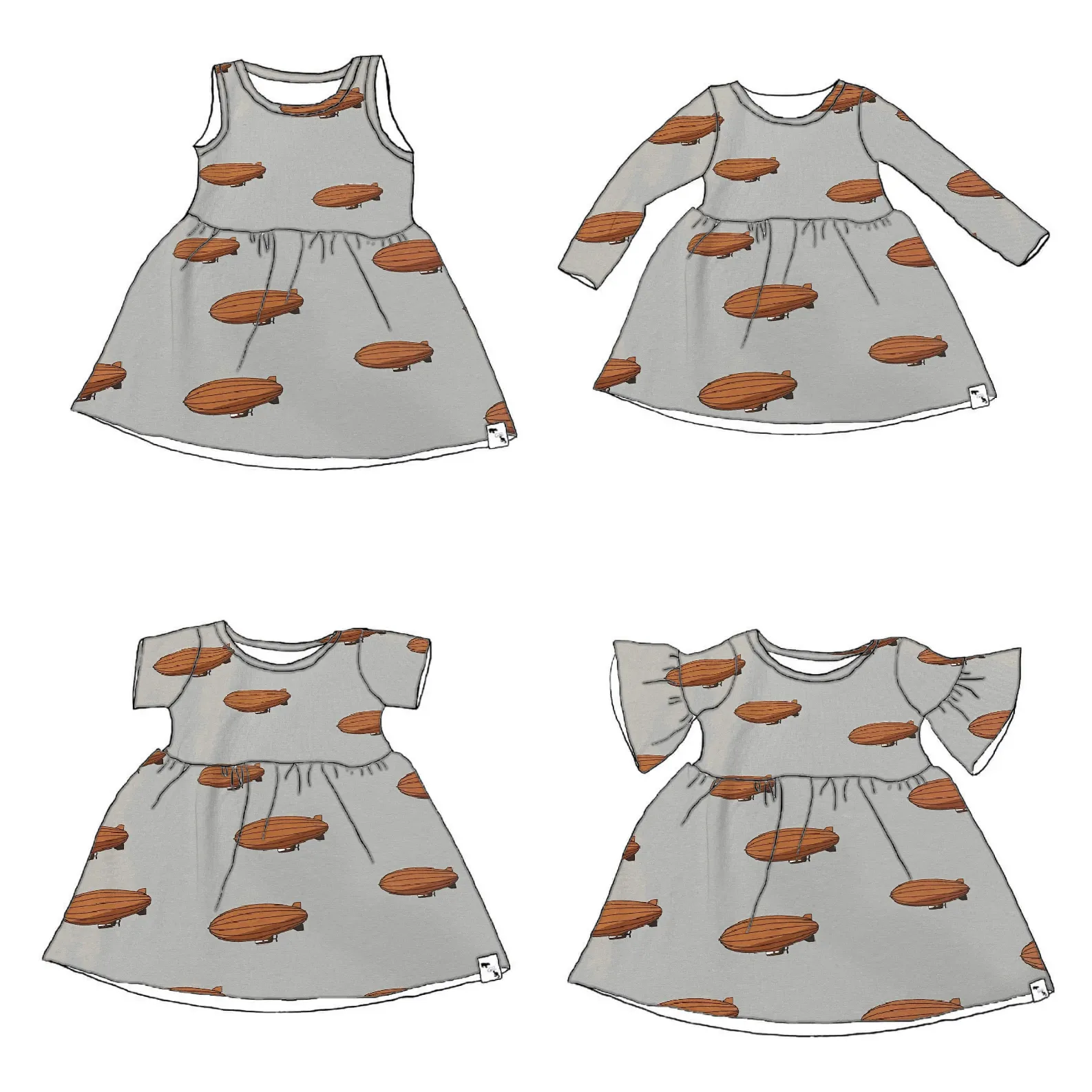 Carry Me Away FRENCH TERRY - Play Dress