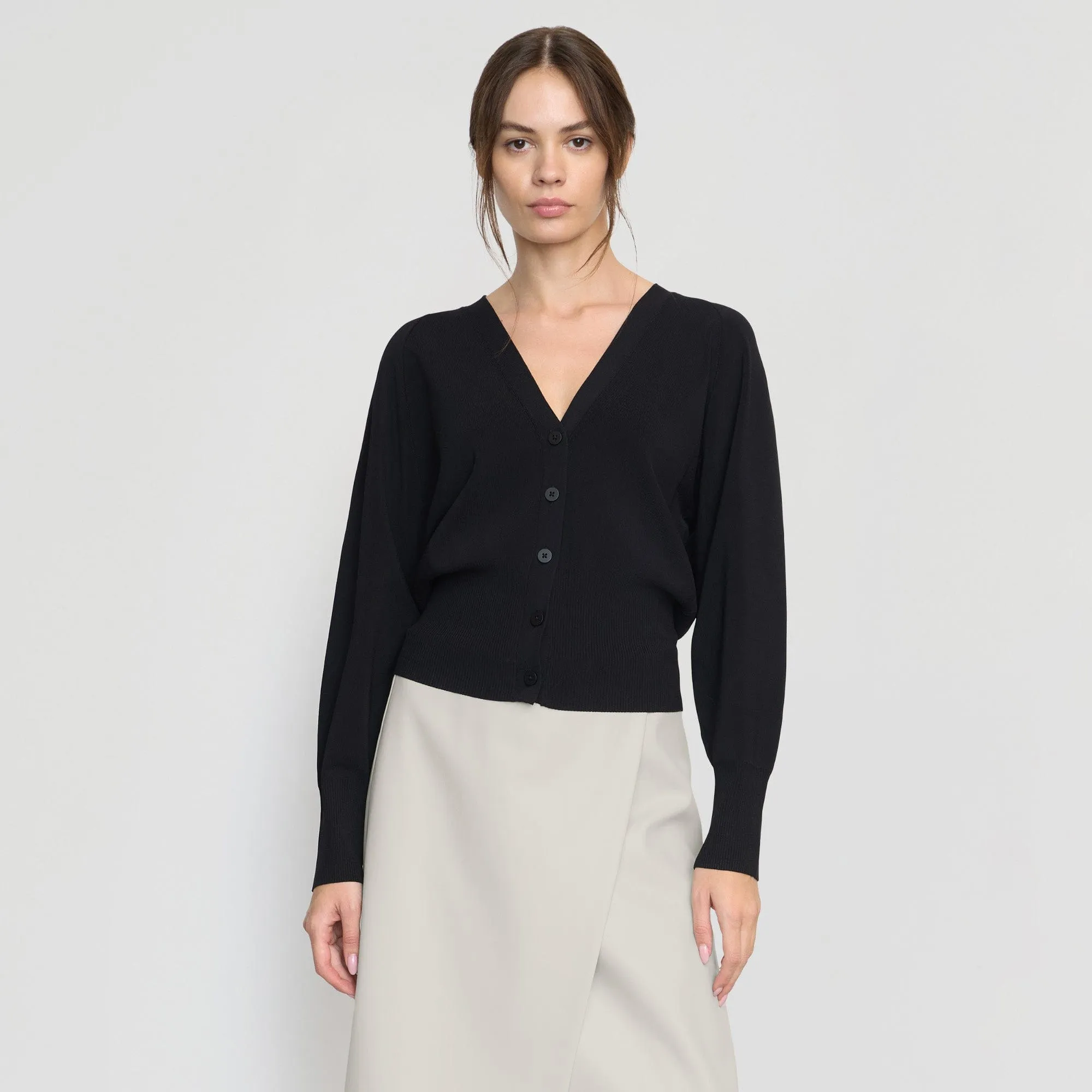 Carson Button-Front Cardigan