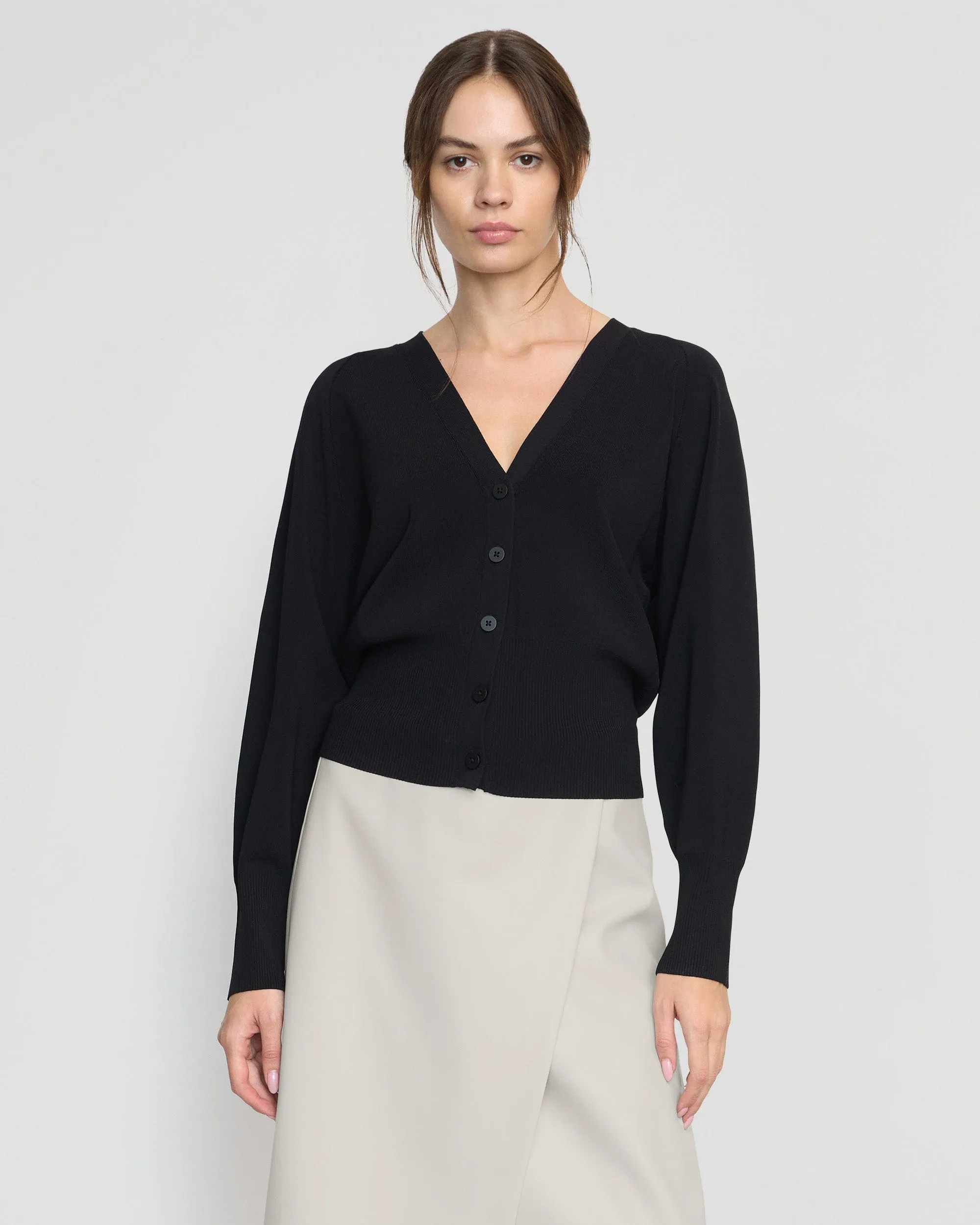 Carson Button-Front Cardigan